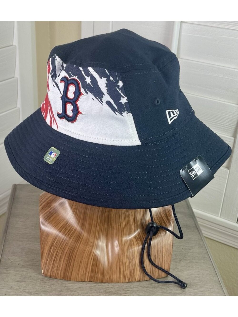 New Era MLB Boston Red Sox 2022 4th of July Navy Bucket Hat - OSFM - NWT